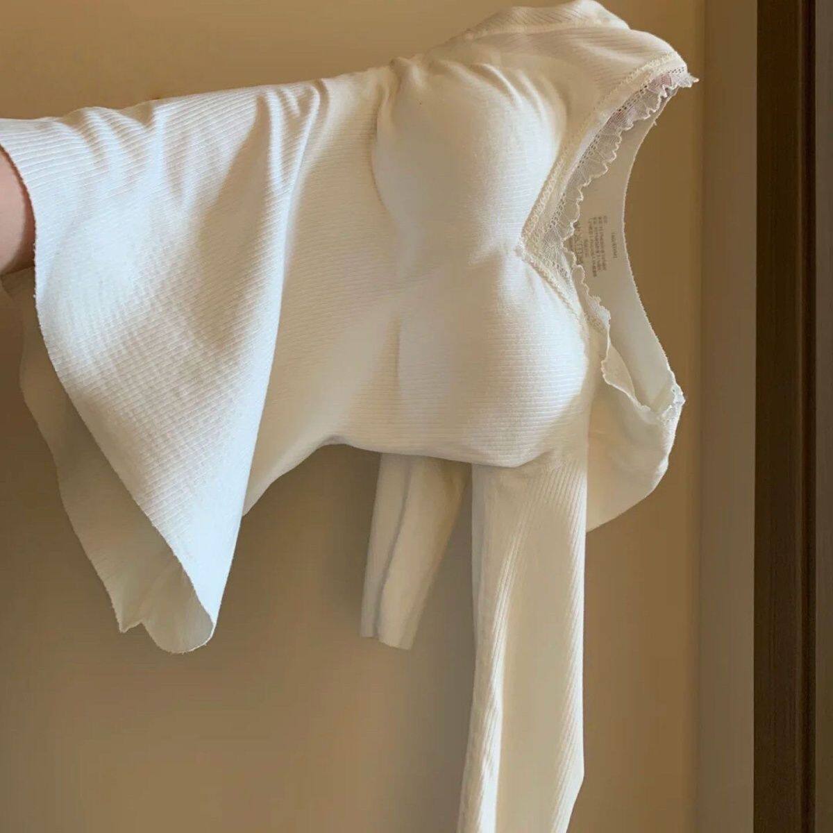 新款德绒保暖内衣女加绒加厚秋衣春秋冬季带胸垫打底内搭女秋冬衫