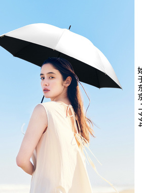 日本because碧蔻资遮阳伞120克珠光超轻便防晒伞遮阳防紫外线清新