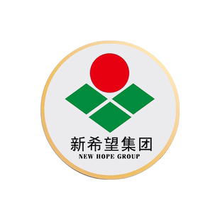 新希望集团徽章新希望胸章企业员工胸牌定制公司年会胸章周年庆品