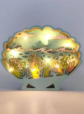 正品北美动物家林居装饰木质摆件工艺品创意狼森图腾木雕刻大象制