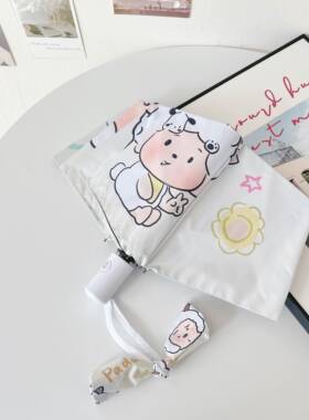 正品全自动碎花卡雨通宝生宝晴伞遮阳伞防晒太防紫外线女学两用阳