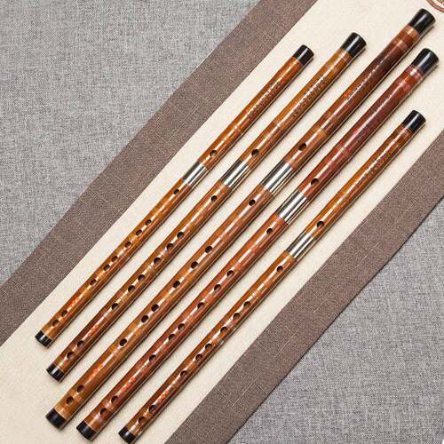 正品黄卫东F笛子竹笛乐器专业演奏笛初学零笛基础横调双插笛子古