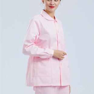 医服实习院生白大褂款 正品 裤 女秋冬短分体套装 工 南丁格尔护士长袖