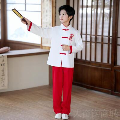 正品儿国学汉服生民国风装五四青年装学童合唱朗诵运动会毕业照演