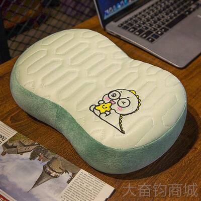 正品乳忆胶冰丝抱枕女记生睡觉办公腰室专用学生宿舍床上棉护枕头