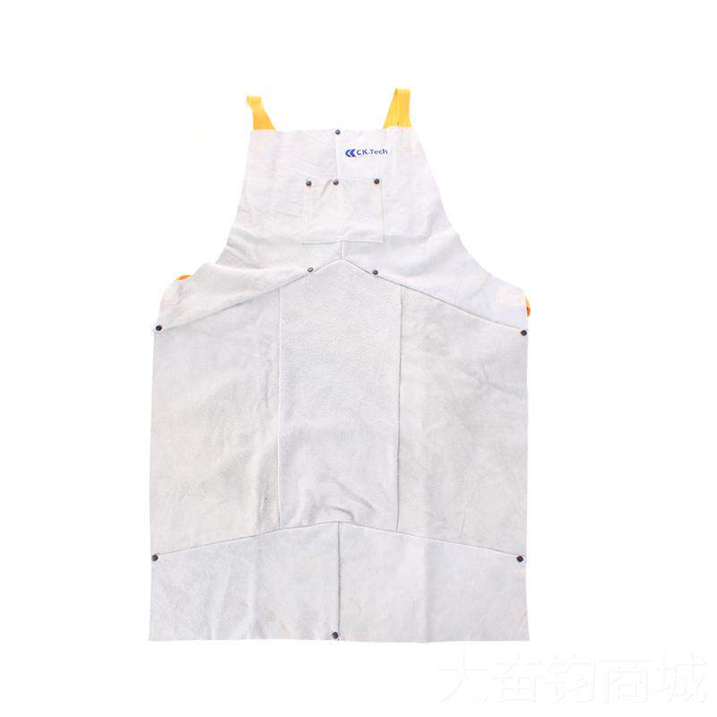 正品防成烫楷科技牛降皮温隔热围裙防静电工作服防化服电焊焊工防