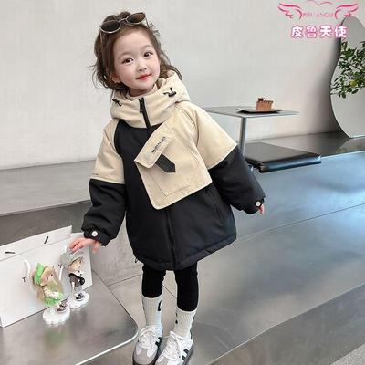 女童羽绒服2025新款白鸭