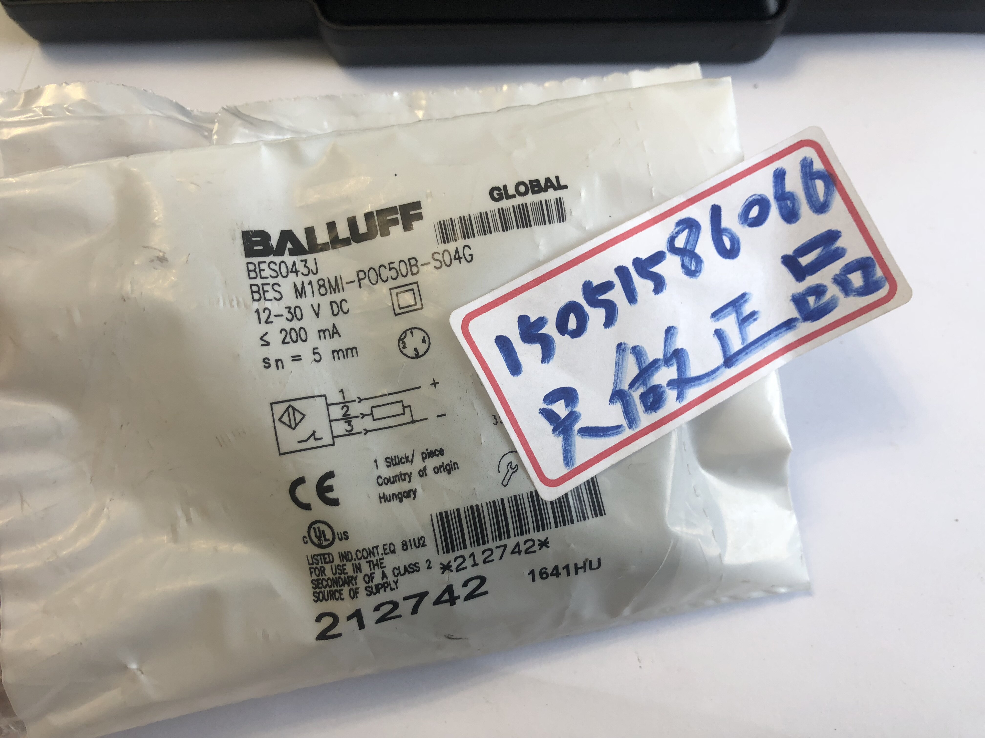 BALLUFF BES043J ;BES M18MI-POC50B-S04G 正品全新原包装包邮
