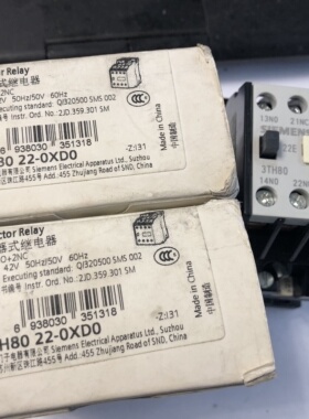 3TH80 22-0XD0 ; 3TH8022-0X  AC42V  全新现货包邮