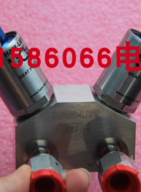 HAM-LET双头气动阀 HMB21-4LKLCLC-GF4包邮顺丰今天发9成新现货
