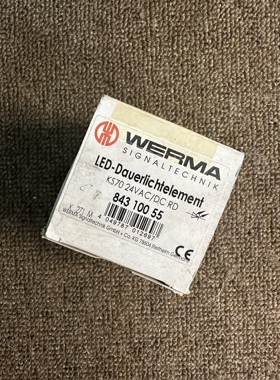 WERMA红色信号灯84310055全新843.100.55现货843 100 55 包邮今发