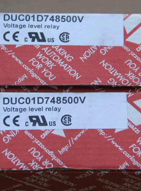 CARLO GAVAZZI继电器DUC01D748500V全新原包装现货今天发