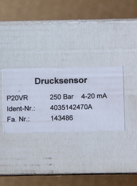 LACROIX压力传感器P20VR ;4035142470A 全新原包装, 规格250Bar