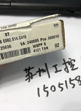 堡盟Baumer 10125636 正品全新  PDRB E002.S14.C410 请询价