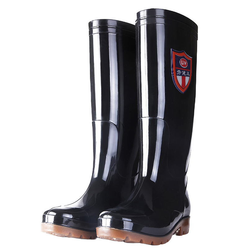 男士男款防水防滑加绒雨鞋雨靴高筒加厚耐磨长筒防水鞋拼色短筒