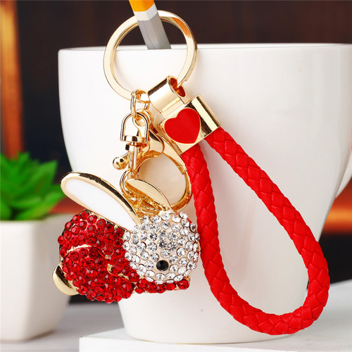 兔子汽车钥匙扣可爱创意钥匙链