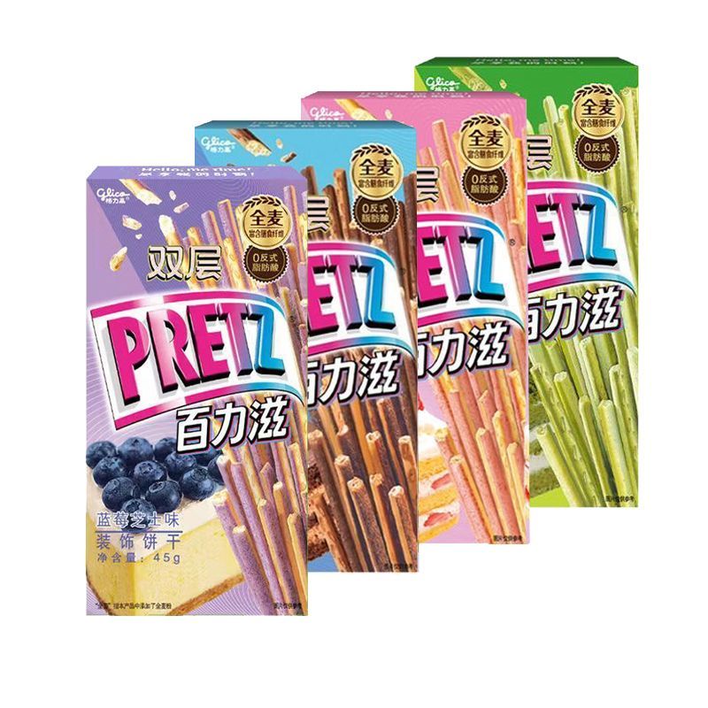 百力滋饼干棒45g抹茶味蓝