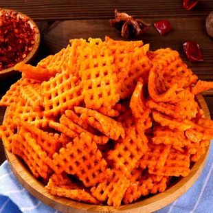 锅巴买一斤送一斤散装 休闲零食 秘制麻辣五香牛肉三种口味一斤装