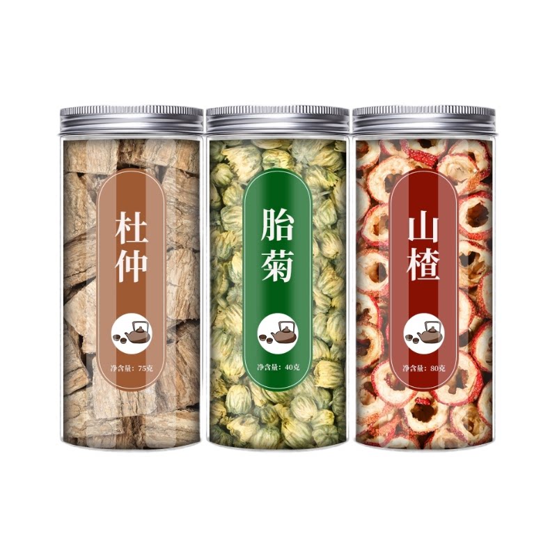 杜仲茶菊花山楂组合中药