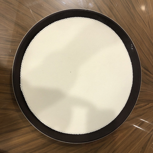 双层布艺复合托盘垫布酒店餐厅酒吧托盘防滑垫茶壶垫绣标logo定做