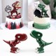 饰森林动物主题小树恐龙怪兽男孩生日蛋糕蛋糕摆件插件 恐龙蛋糕装