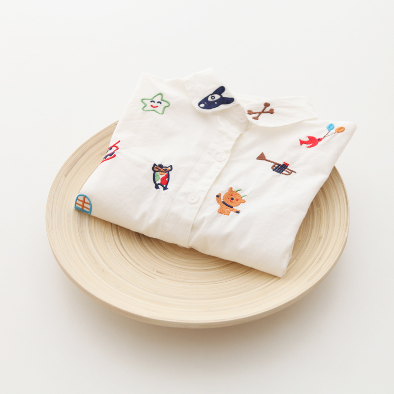 Chemise fille à manche longue - Ref 2084592 Image 1