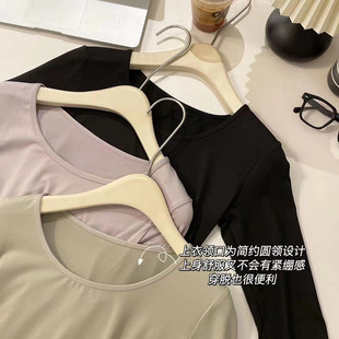 磨毛保暖套装 秋冬bi入 修身 优质恒温秋衣裤 可爱奶油系少女薄款