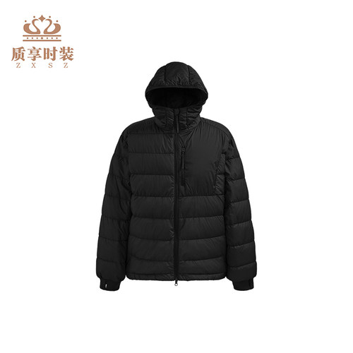 冬季轻薄便携带男女户外运动连帽抗寒羽绒服防泼水冬天保暖外套
