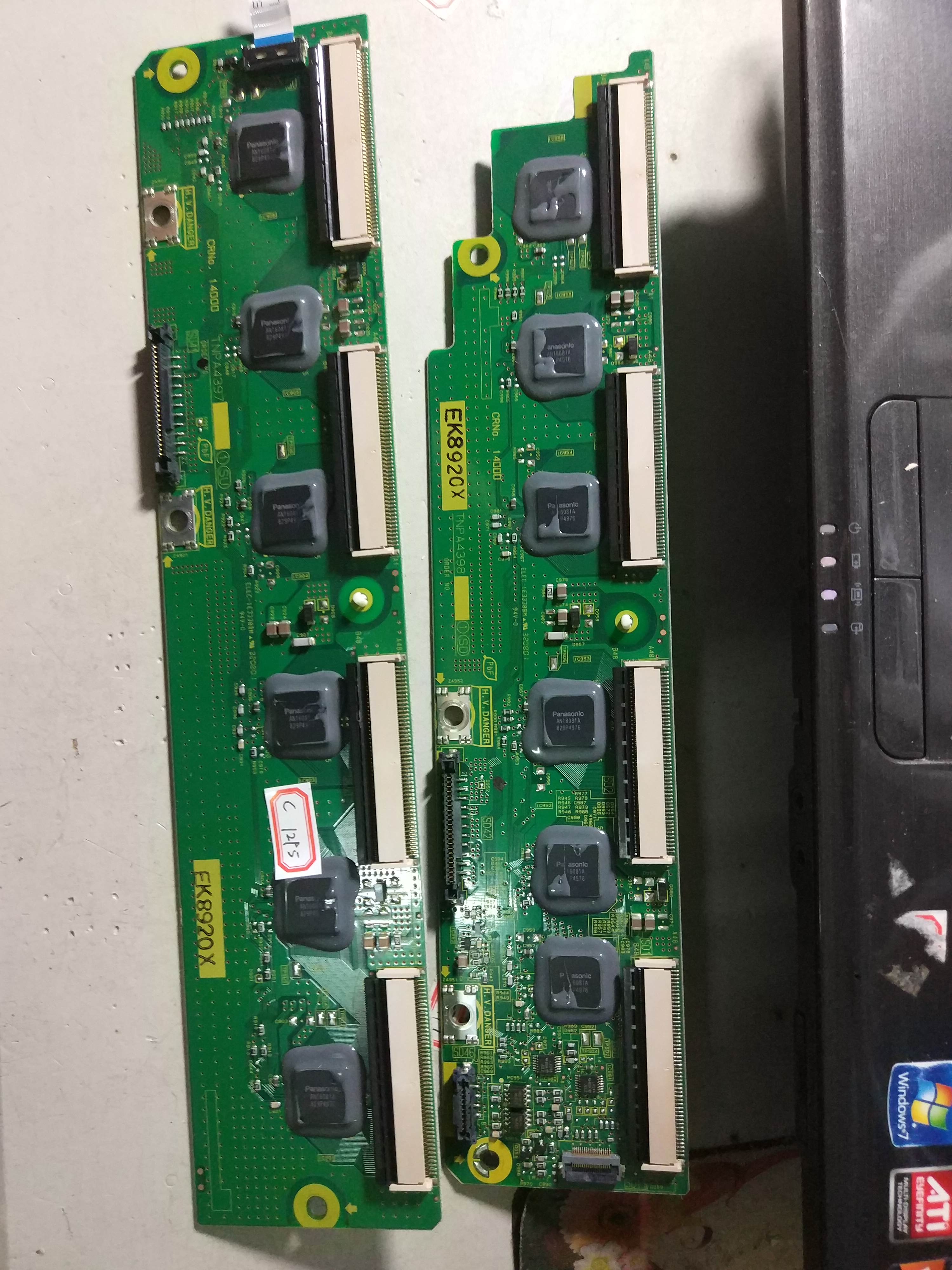 原装松下TH-50PV80C 缓冲板 TNPA4398 TNPA4397 一套 现货