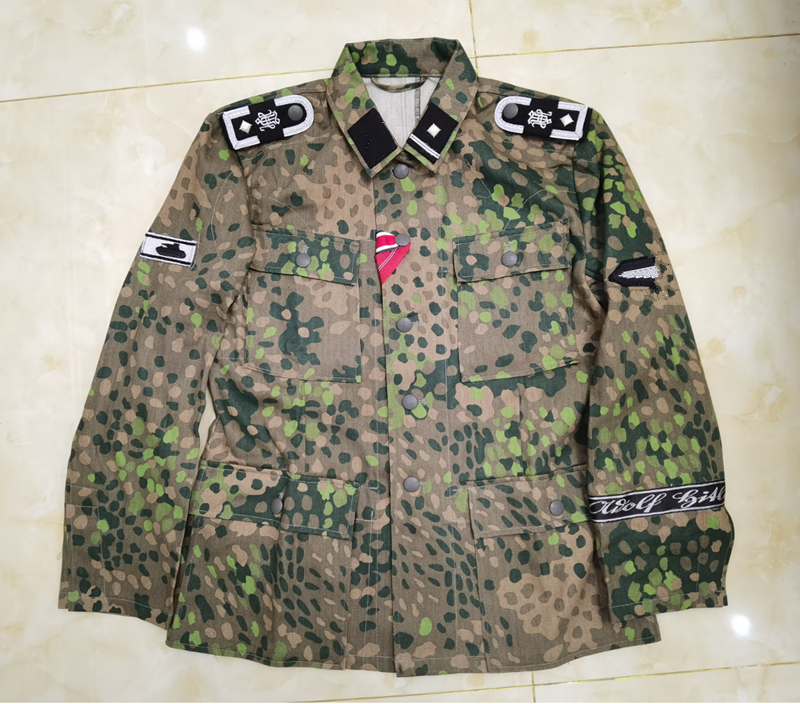 德精英LAH景卫旗队DOT44夏季豌豆迷彩M43中士兵野战常服套装