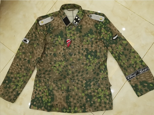 德精英DOT44夏季 豌豆迷彩M43中校野战常服套装