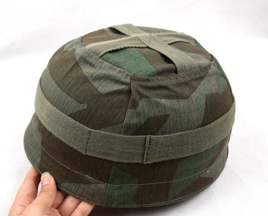 德军国防军裂片迷彩M38伞兵盔罩 破片盔帽在类目 服饰配件/皮带/帽子/围巾, 帽子中 - 来自Buy2taobao.com提供专业的淘宝代购服务
