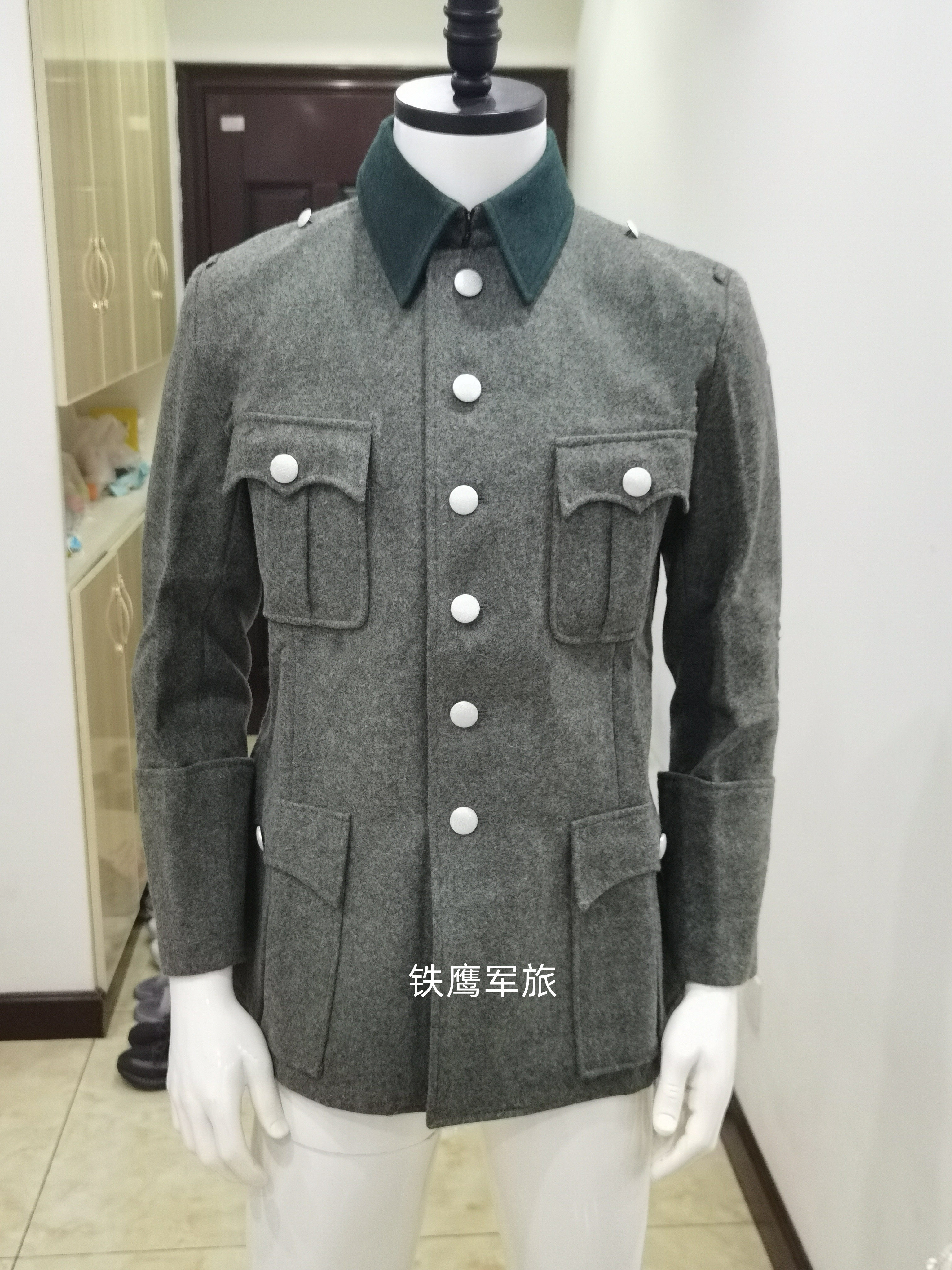 M36君管原野灰绿毛呢制服套装 M41野战服夹克