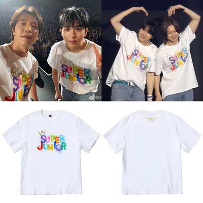 SuperJunior SpecialEvent2022演唱会周边打歌衣服同款短袖T恤