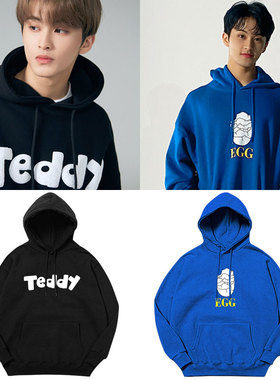 NCT127 DREAM李马克衣服同款慢酸卫衣套头连帽衫加绒薄秋冬装上衣