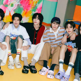 RIIZE李召熙将太郎同款衣服宽松纯棉可爱字母印花短袖T恤男女夏季