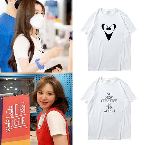 孙胜完街同款短袖纯棉印花