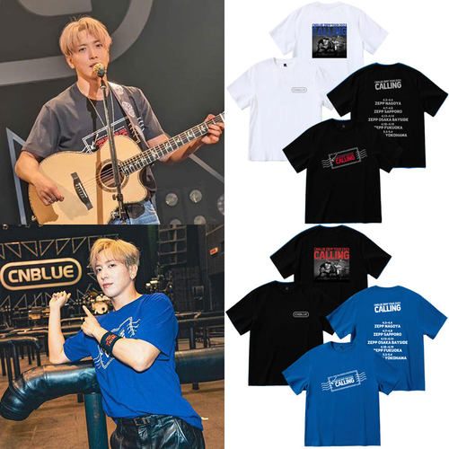 cnblue演唱会郑容和同款短袖t恤