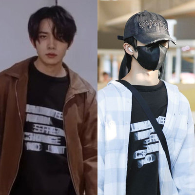 ENHYPEN李羲承NCTDREAM朴志晟同款卫衣服圆领套头薄加绒秋冬外穿