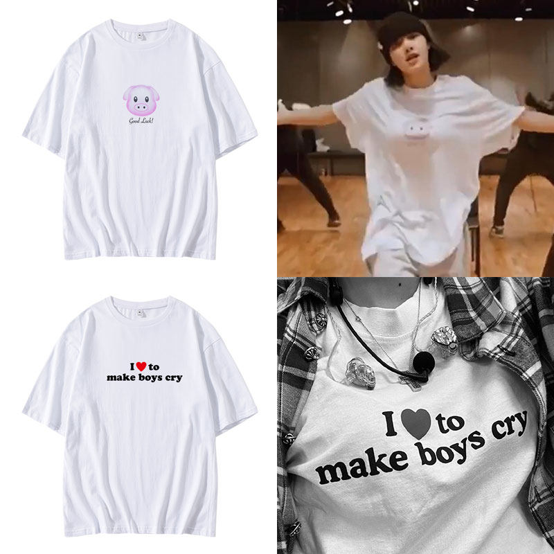 BLACKPINKLISA衣服同款短袖T恤