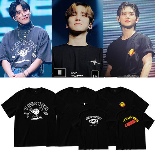 ATEEZ演唱会周边同款衣服短袖T恤