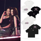 TWICE六巡演唱会THIS T恤男女夏 宽松印花短袖 FOR周边衣服同款