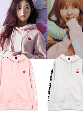 redvelvet裴珠泫irene平井桃同款卫衣连帽男女春秋冬装外套