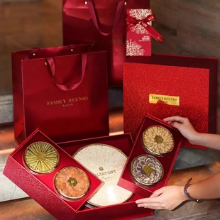 中秋礼物送长辈岳父岳母中老年实物滋补品见面礼盒西洋参礼盒养生