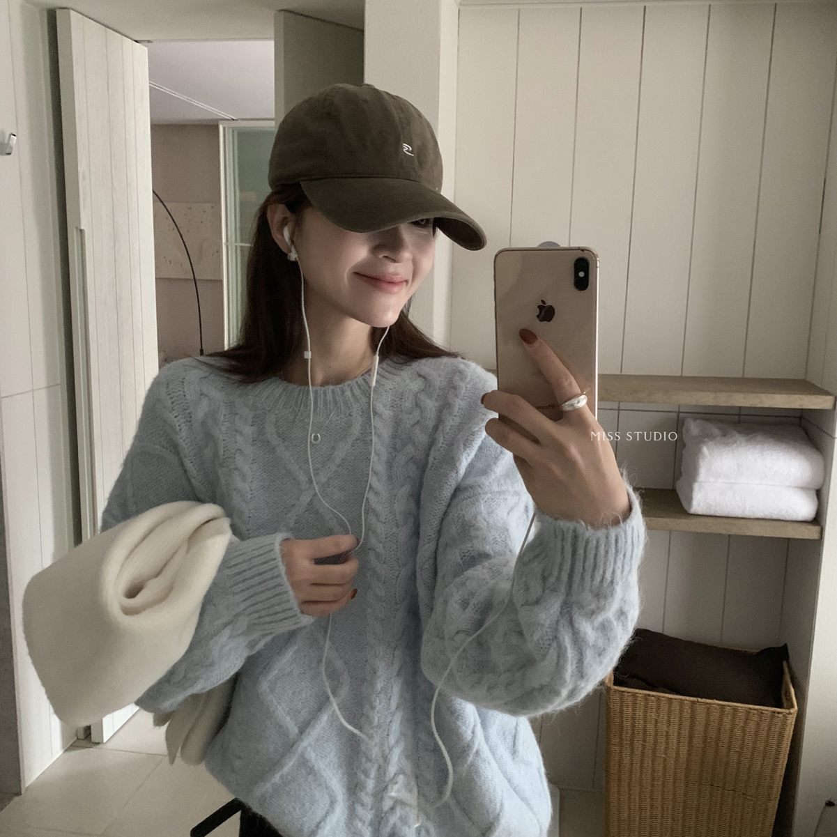 软糯糯超好rua无法抗拒的软糯糯慵懒大版麻花百搭加厚保暖毛衣（