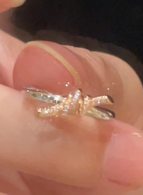 情人节礼物炽爱之约爱恋情侣对戒原创戒指S925纯银镀18K金戒指