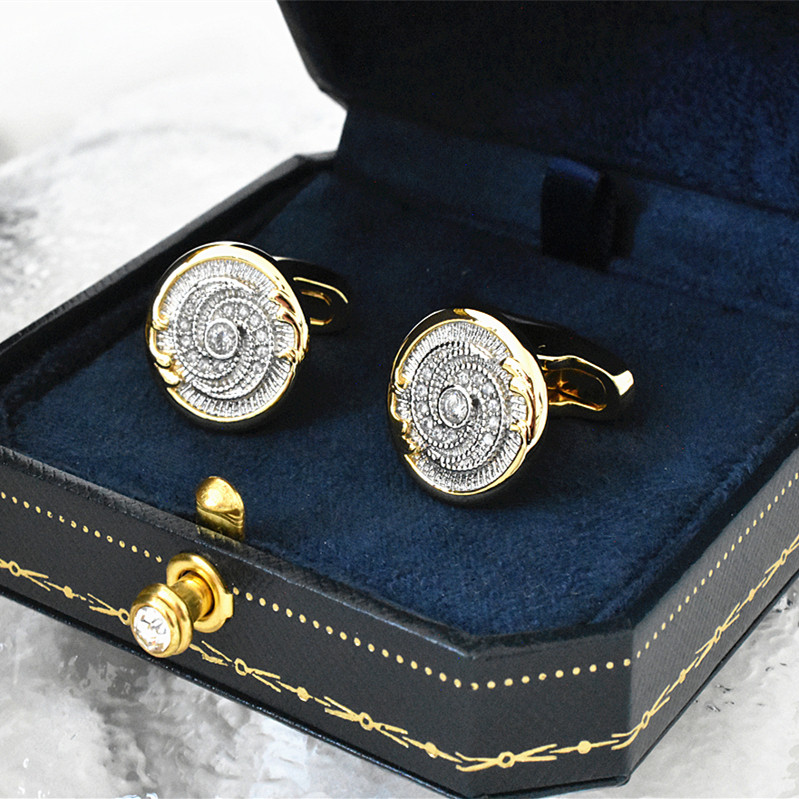 轻奢西装时尚法式衬衫袖扣纽神