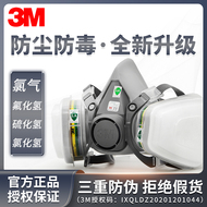 Mặt nạ phòng độc 3M 6200-6006 Sơn phun bảo vệ đa chức năng Formaldehyde Khí công nghiệp Mặt nạ khí bụi mặt nạ hàn điện tử cao cấp mặt nạ phòng độc 3m 6800