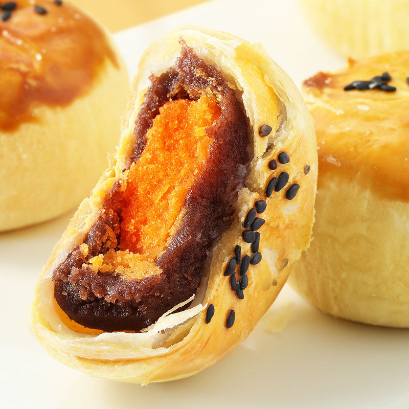 【限时活动】雪媚娘蛋黄酥红豆味原味中式糕点心休闲食品零食