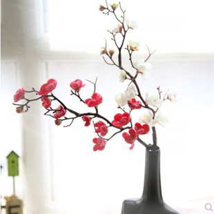 高仿真花大银柳干支梅枝腊梅苞落地客厅假花插花装饰花卉假花